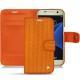 Funda de piel Samsung Galaxy S7 - Abaca arancio