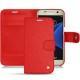 Housse cuir Samsung Galaxy S7 - Tomate ( Pantone 187C ) 