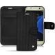 Lederschutzhülle Samsung Galaxy S7 - Abaca nero