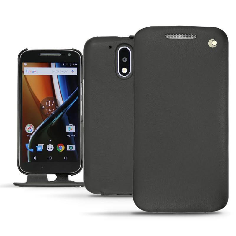 Capa em pele Motorola Moto G4 - Noir ( Nappa - Black ) 