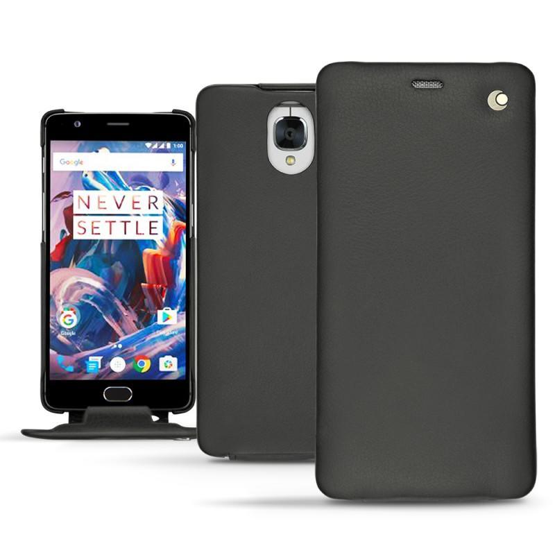 Custodia in pelle OnePlus 3 - Noir ( Nappa - Black ) 