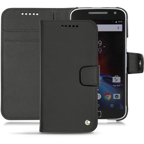 Lederschutzhülle Lenovo Moto G4 Plus