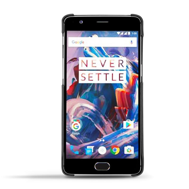 Custodia in pelle OnePlus 3 - Noir ( Nappa - Black ) 