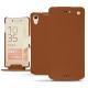 レザーケース Sony Xperia X Performance - Marron ( Nappa - Pantone 1615C ) 