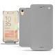 レザーケース Sony Xperia X Performance - Gris ( Nappa - Pantone W428C ) 