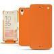 Housse cuir Sony Xperia X Performance - Orange fluo