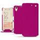 レザーケース Sony Xperia X Performance - Rose fluo