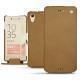 レザーケース Sony Xperia X Performance - Sable vintage ( Roughtcut - Gaucho#57254 ) 