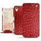 Capa em pele Sony Xperia X Performance - Autruche ciliegia