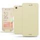 Sony Xperia X Performance leather case - Ivoire ( Sleek P C12 - White ) 