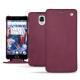 Housse cuir OnePlus 3 - Prune vintage ( Pantone 512C ) 