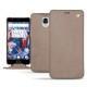 Housse cuir OnePlus 3 - Taupe vintage ( Pantone 7530C ) 