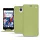 Housse cuir OnePlus 3 - Vert olive ( Nappa - Pantone 578U ) 