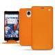 Lederschutzhülle OnePlus 3 - Orange ( Nappa - Pantone 1495U ) 