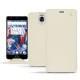 Custodia in pelle OnePlus 3 - Blanc (  Nappa - White ) 