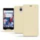 Housse cuir OnePlus 3 - Beige ( Nappa - Pantone 7502C ) 