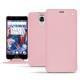 가죽 커버 OnePlus 3 - Rose ( Nappa - Pantone 2365C ) 