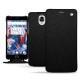 Lederschutzhülle OnePlus 3 - Ebène ( Sleek P C12 - Black ) 