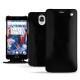 Funda de piel OnePlus 3 - Onyx ( Bologna Hi Gloss - Black ) 