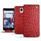 Funda de piel OnePlus 3 - Autruche ciliegia