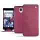 OnePlus 3 leather case - Serpent ciclamino