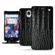 Funda de piel OnePlus 3 - Crocodile nero