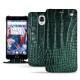Housse cuir OnePlus 3 - Crocodile pino