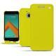 Funda de piel HTC 10 - Jaune fluo