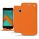 가죽 커버 HTC 10 - Orange fluo