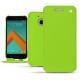 가죽 커버 HTC 10 - Vert fluo