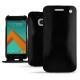 가죽 커버 HTC 10 - Onyx ( Bologna Hi Gloss - Black ) 