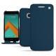 가죽 커버 HTC 10 - Blu mediterran