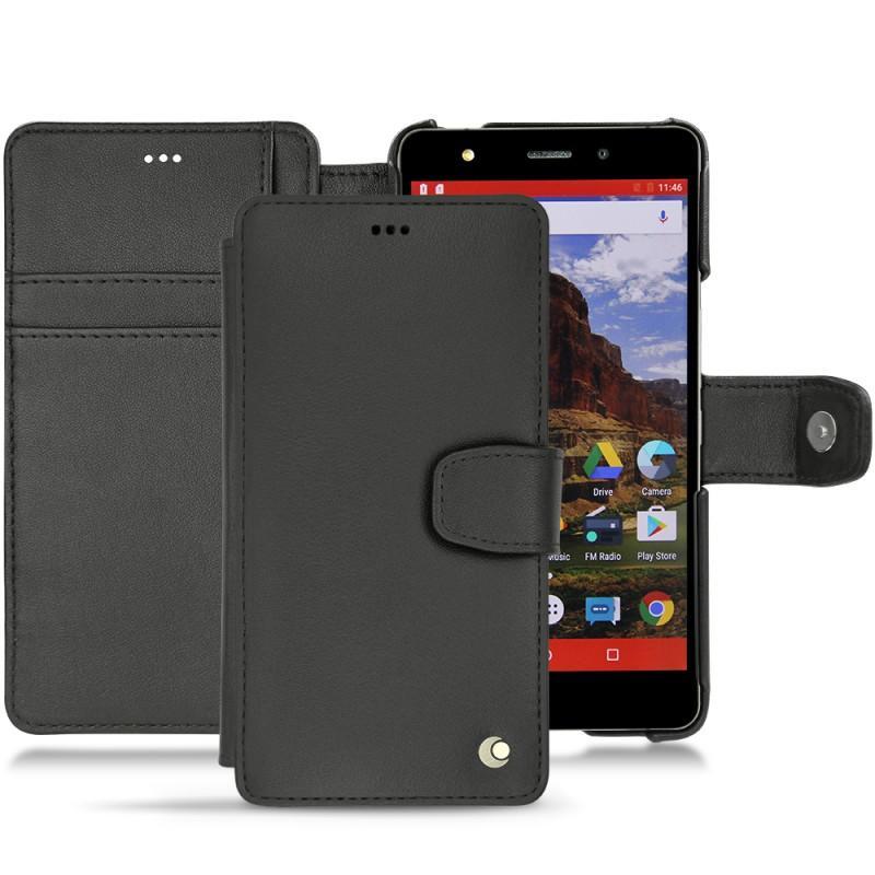 Archos Diamond 2 Plus leather case - Noir ( Nappa - Black ) 