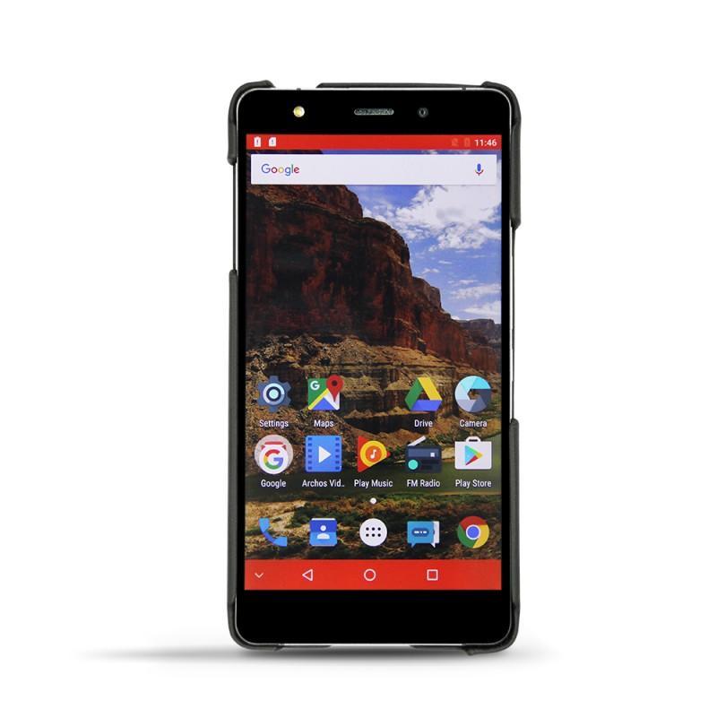レザーケース Archos Diamond 2 Plus - Noir ( Nappa - Black ) 
