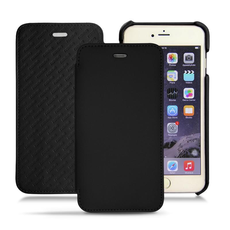 Housse cuir Apple iPhone 6S Plus - Noir PU
