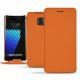 Housse cuir Samsung Galaxy Note 7 - Orange PU