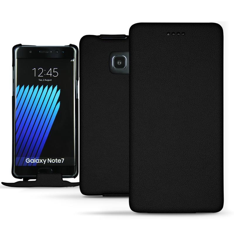 Samsung Galaxy Note 7 leather case - Noir PU