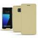 가죽 커버 Samsung Galaxy Note 7 - Beige PU
