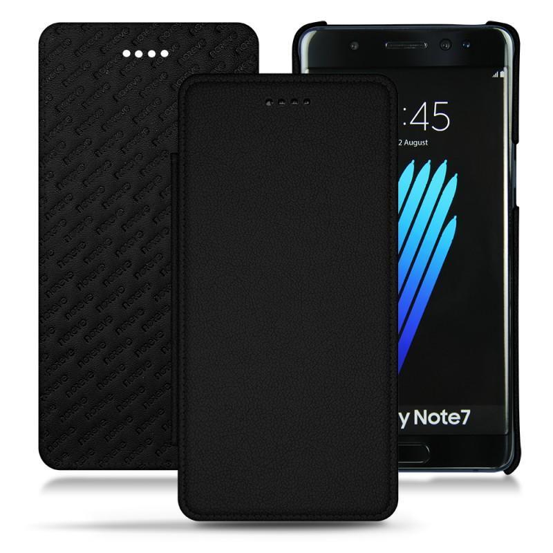 Custodia in pelle Samsung Galaxy Note 7 - Noir PU