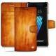 Samsung Galaxy Note 7 leather case - Orange Patine