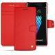 Samsung Galaxy Note 7 leather case - Tomate ( Pantone 187C ) 