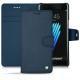 Housse cuir Samsung Galaxy Note 7 - Jean vintage ( Roughtcut - Pantone 285U  ) 