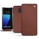 Housse cuir Samsung Galaxy Note 7 - Passion vintage ( Glutton - Red ) 