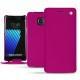 Samsung Galaxy Note 7 leather case - Rose fluo