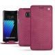 Samsung Galaxy Note 7 leather case - Serpent ciclamino