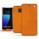 Housse cuir Samsung Galaxy Note 7 - Abaca arancio