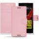 가죽 커버 Sony Xperia XZ - Rose ( Nappa - Pantone 2365C ) 