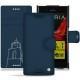 Housse cuir Sony Xperia XZ - Blu mediterran