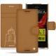 Sony Xperia XZ leather case - Castan esparciate