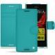 Custodia in pelle SSony Xperia XZ - Bleu fluo